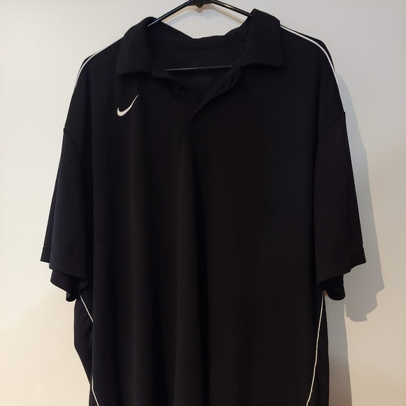 Nike Other - Black 1/4 button down Nike Polo Size XXL